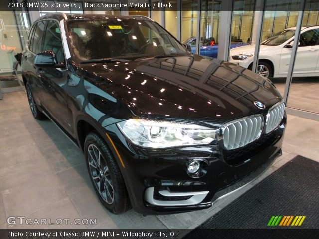 2018 BMW X5 xDrive35i in Black Sapphire Metallic