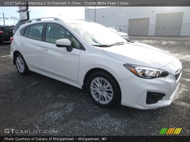 2017 Subaru Impreza 2.0i Premium 5-Door in Crystal White Pearl
