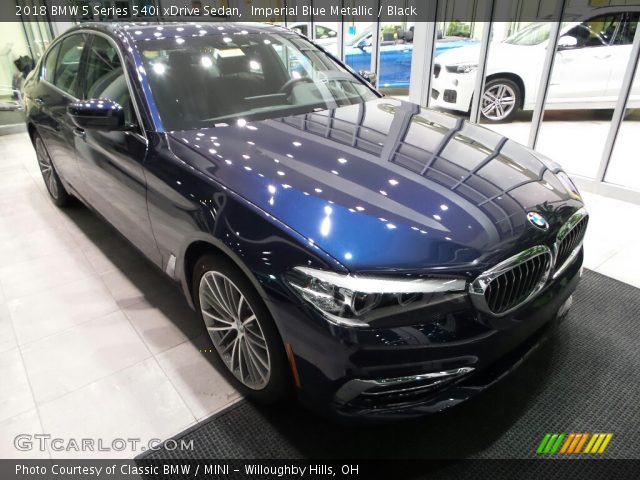 2018 BMW 5 Series 540i xDrive Sedan in Imperial Blue Metallic