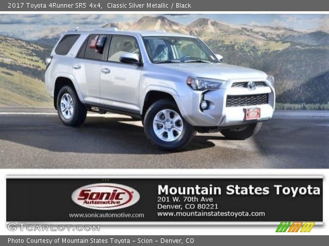 2017 Toyota 4Runner SR5 4x4 in Classic Silver Metallic