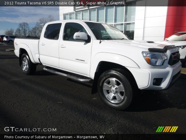 2012 Toyota Tacoma V6 SR5 Double Cab 4x4 in Super White