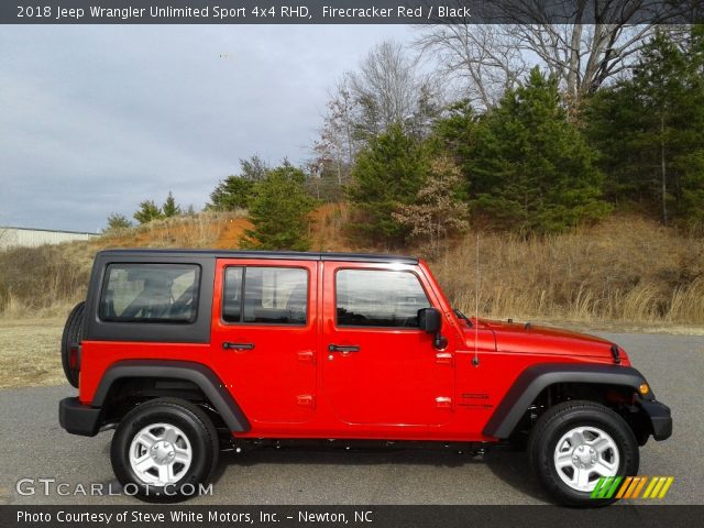 2018 Jeep Wrangler Unlimited Sport 4x4 RHD in Firecracker Red