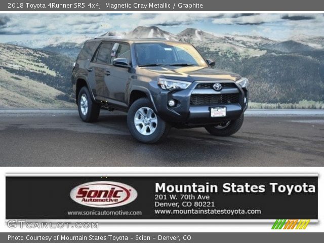 2018 Toyota 4Runner SR5 4x4 in Magnetic Gray Metallic