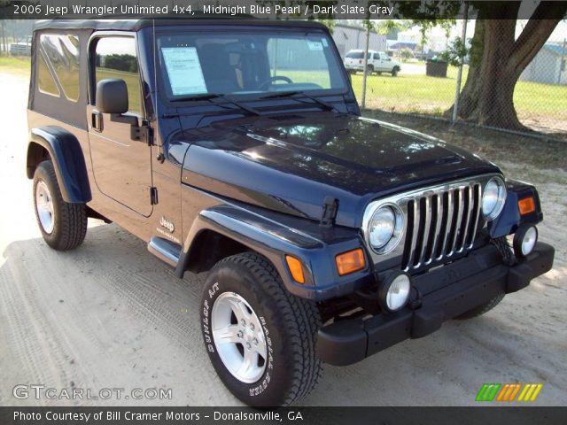 2006 Jeep Wrangler Unlimited 4x4 in Midnight Blue Pearl
