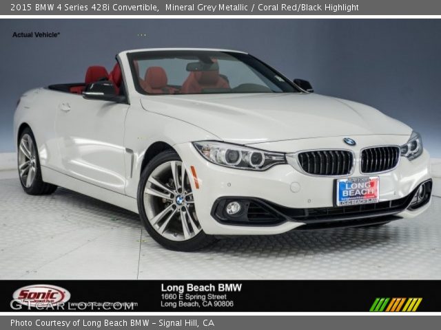 2015 BMW 4 Series 428i Convertible in Mineral Grey Metallic
