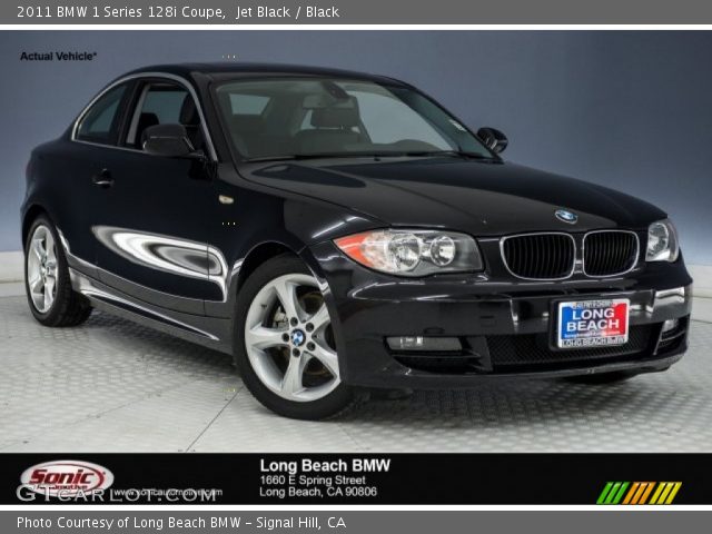 2011 BMW 1 Series 128i Coupe in Jet Black