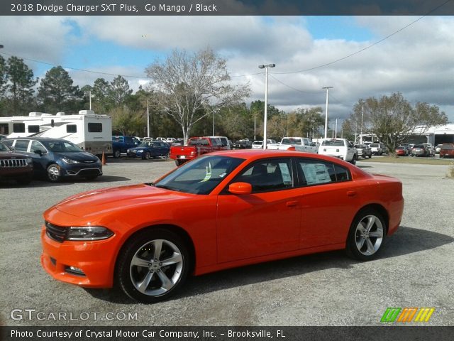 2018 Dodge Charger SXT Plus in Go Mango