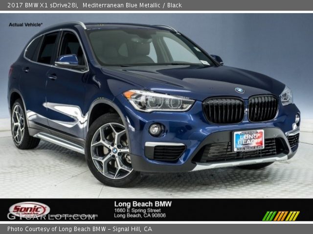 2017 BMW X1 sDrive28i in Mediterranean Blue Metallic