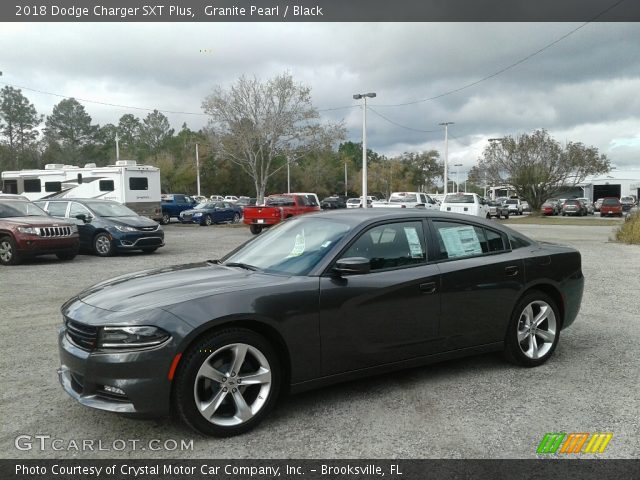 2018 Dodge Charger SXT Plus in Granite Pearl