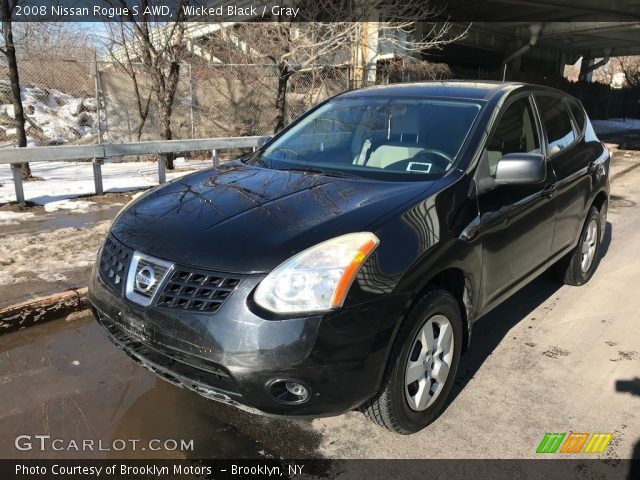 2008 Nissan Rogue S AWD in Wicked Black