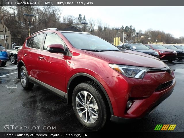 2018 Toyota RAV4 XLE AWD in Ruby Flare Pearl