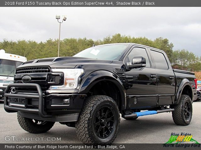 2018 Ford F150 Tuscany Black Ops Edition SuperCrew 4x4 in Shadow Black