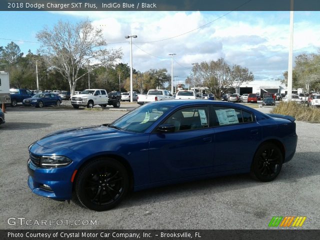 2018 Dodge Charger SXT Plus in IndiGo Blue