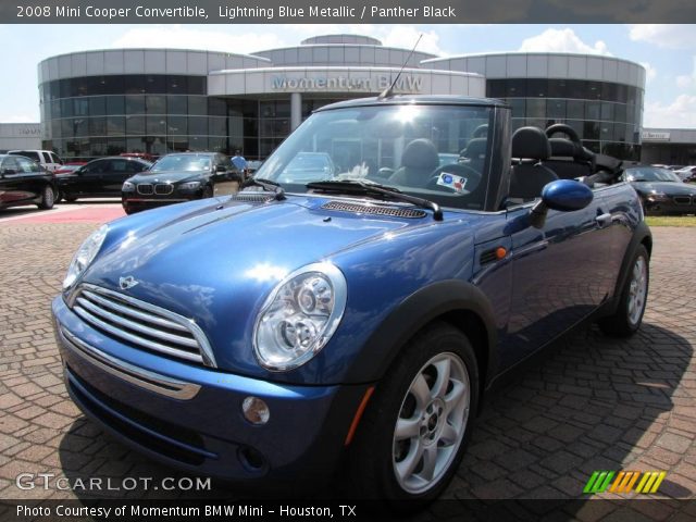 2008 Mini Cooper Convertible in Lightning Blue Metallic