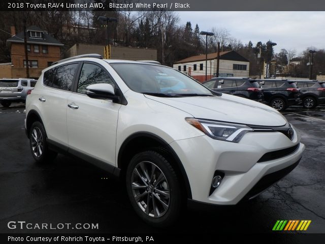 2018 Toyota RAV4 Limited AWD in Blizzard White Pearl