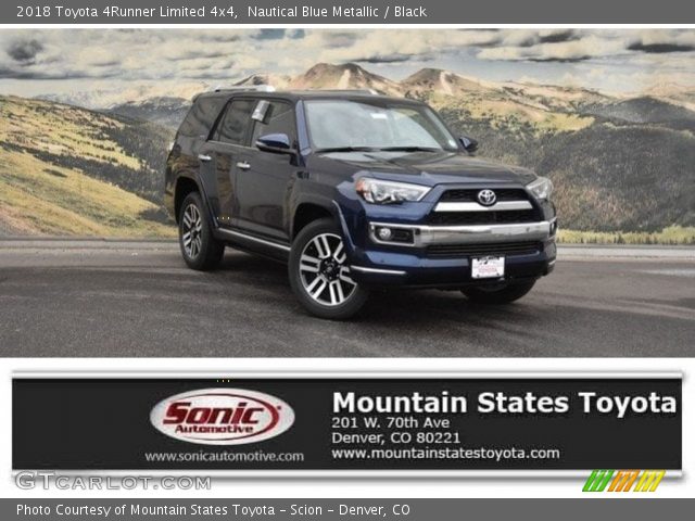 2018 Toyota 4Runner Limited 4x4 in Nautical Blue Metallic
