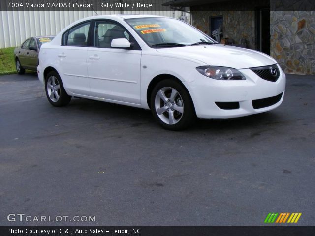 2004 Mazda MAZDA3 i Sedan in Rally White