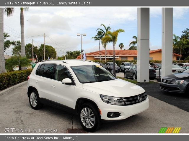 2012 Volkswagen Tiguan SE in Candy White