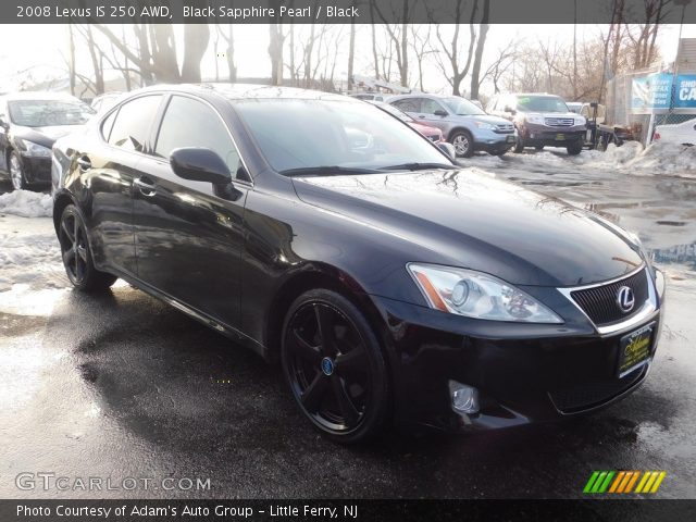 2008 Lexus IS 250 AWD in Black Sapphire Pearl