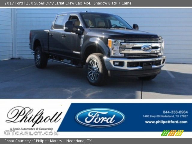 2017 Ford F250 Super Duty Lariat Crew Cab 4x4 in Shadow Black