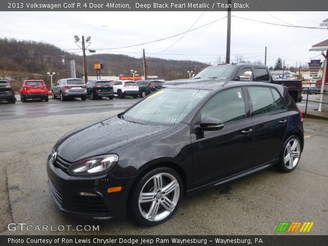 2013 Volkswagen Golf R 4 Door 4Motion in Deep Black Pearl Metallic