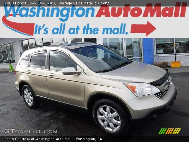 2008 Honda CR-V EX-L 4WD in Borrego Beige Metallic