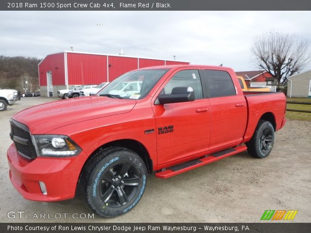 2018 Ram 1500 Sport Crew Cab 4x4 in Flame Red