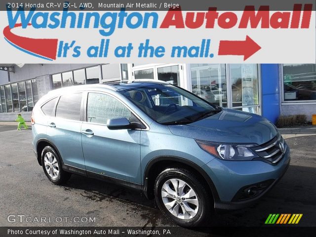 2014 Honda CR-V EX-L AWD in Mountain Air Metallic