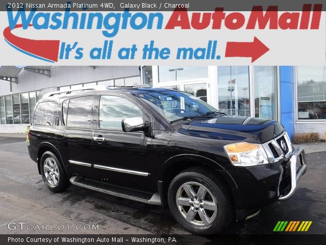 2012 Nissan Armada Platinum 4WD in Galaxy Black