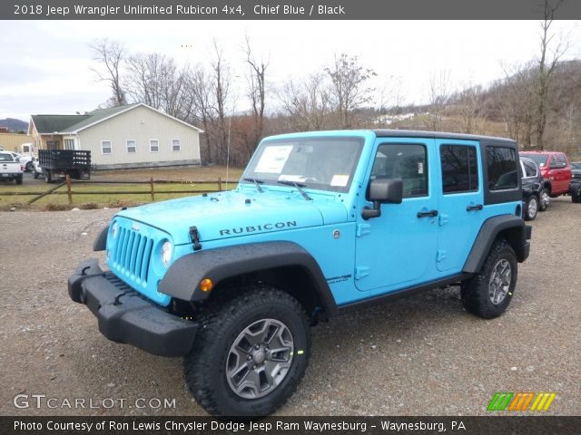 2018 Jeep Wrangler Unlimited Rubicon 4x4 in Chief Blue