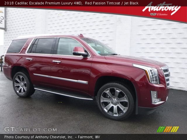2018 Cadillac Escalade Premium Luxury 4WD in Red Passion Tintcoat