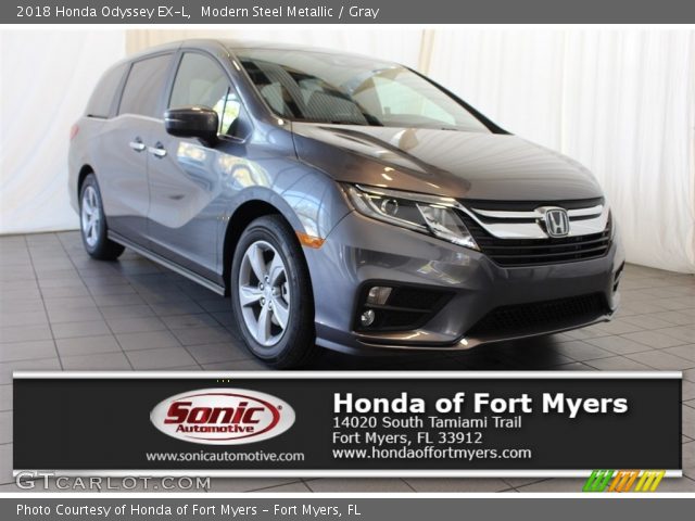2018 Honda Odyssey EX-L in Modern Steel Metallic