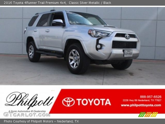 2016 Toyota 4Runner Trail Premium 4x4 in Classic Silver Metallic