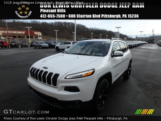 2018 Jeep Cherokee Limited 4x4 in Bright White