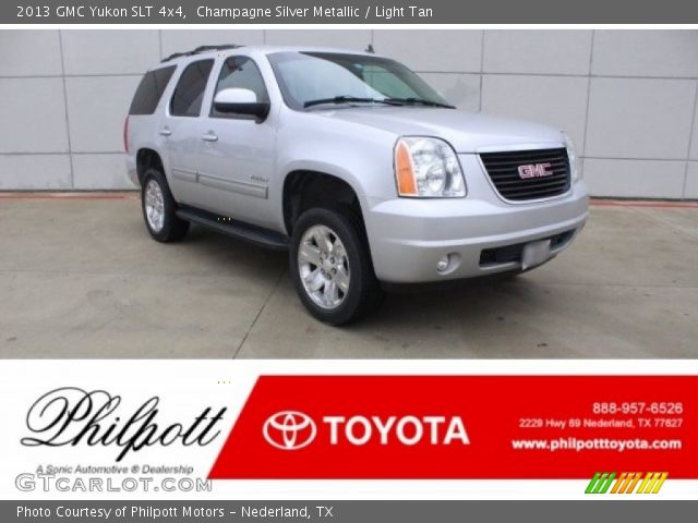 2013 GMC Yukon SLT 4x4 in Champagne Silver Metallic