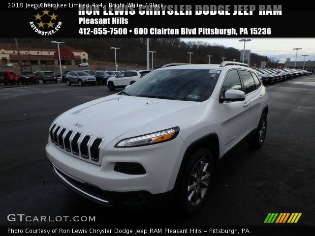 2018 Jeep Cherokee Limited 4x4 in Bright White