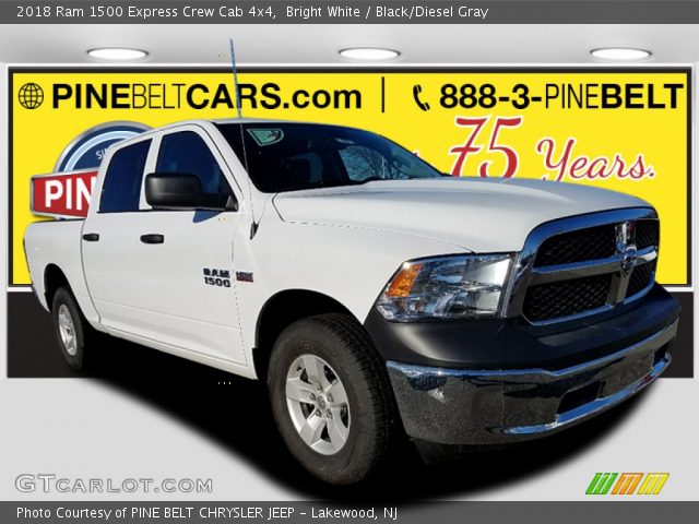 2018 Ram 1500 Express Crew Cab 4x4 in Bright White