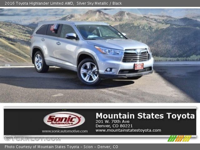 2016 Toyota Highlander Limited AWD in Silver Sky Metallic