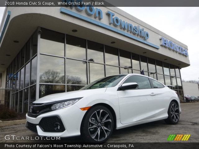 2018 Honda Civic Si Coupe in White Orchid Pearl
