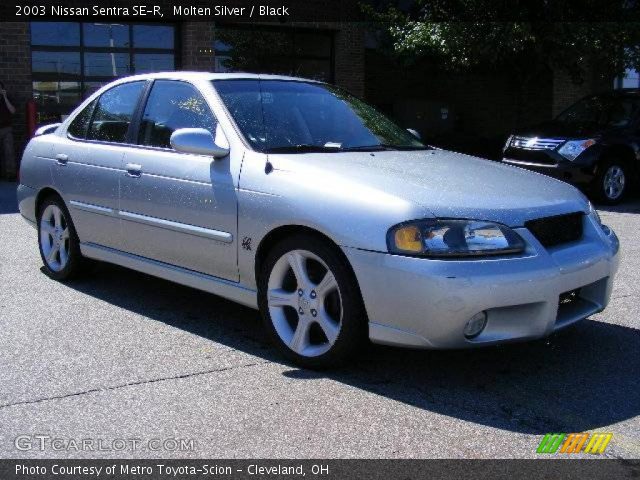 2003 Nissan Sentra SE-R in Molten Silver