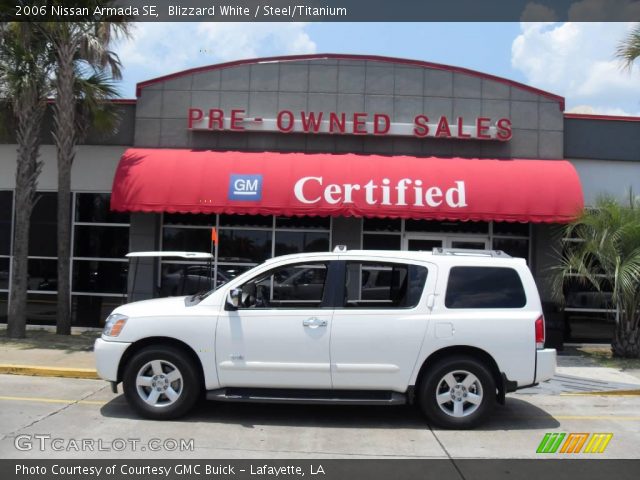 2006 Nissan Armada SE in Blizzard White