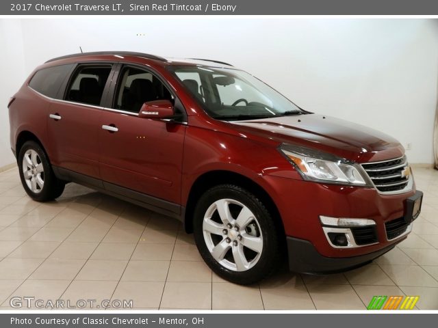 2017 Chevrolet Traverse LT in Siren Red Tintcoat