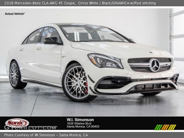 2018 Mercedes-Benz CLA AMG 45 Coupe in Cirrus White