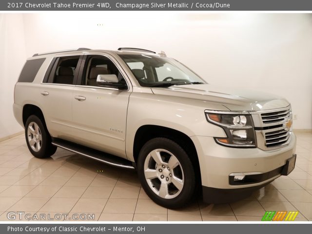 2017 Chevrolet Tahoe Premier 4WD in Champagne Silver Metallic