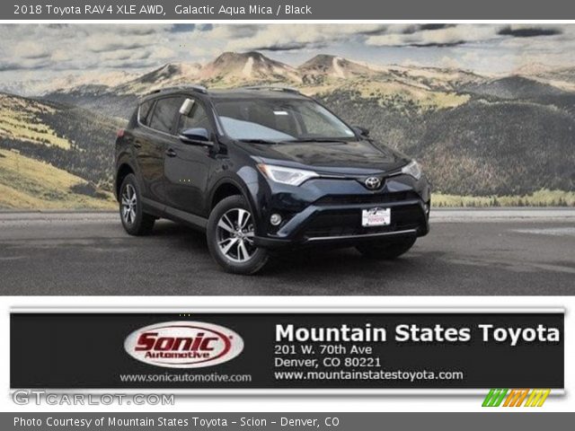 2018 Toyota RAV4 XLE AWD in Galactic Aqua Mica