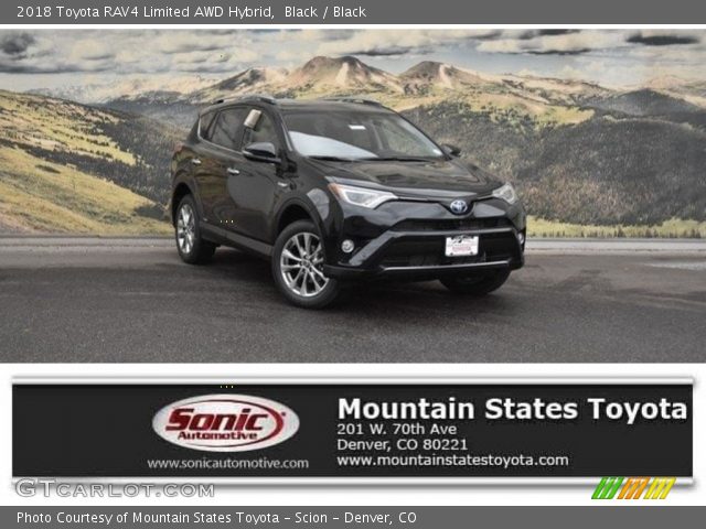 2018 Toyota RAV4 Limited AWD Hybrid in Black
