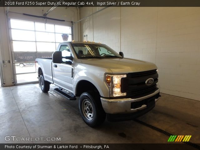 2018 Ford F250 Super Duty XL Regular Cab 4x4 in Ingot Silver