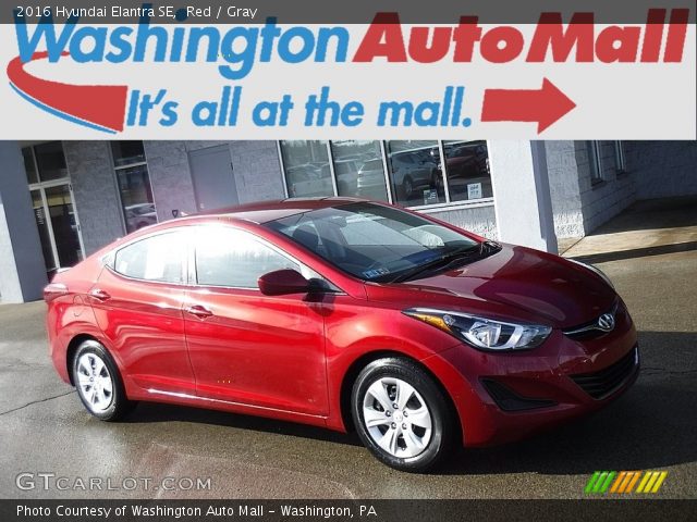 2016 Hyundai Elantra SE in Red