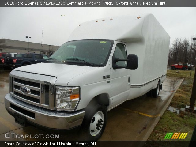 2018 Ford E Series Cutaway E350 Commercial Moving Truck in Oxford White