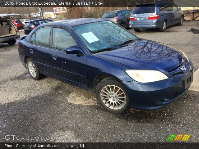 2005 Honda Civic EX Sedan in Eternal Blue Pearl